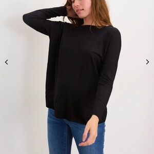 Hatch The Perfect Longsleeve Tee - Size 3 Large, Color Black NWT